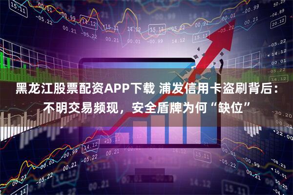 黑龙江股票配资APP下载 浦发信用卡盗刷背后：不明交易频现，安全盾牌为何“缺位”